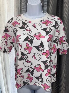 Sanrio - NWOT Hello Kitty & Friends Short Sleeve Crop Top Size Medium